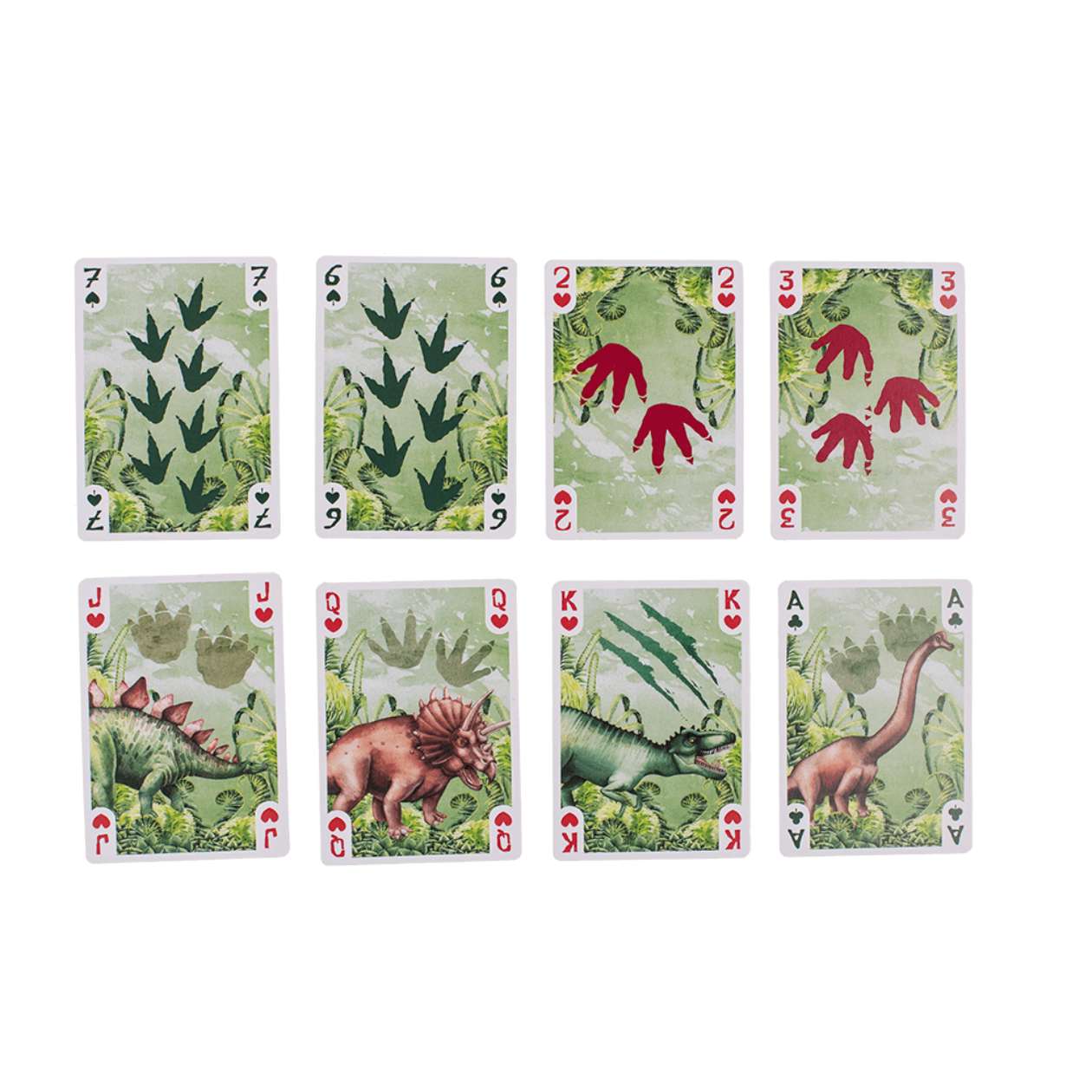 54 Dinosaurier Spielkarten