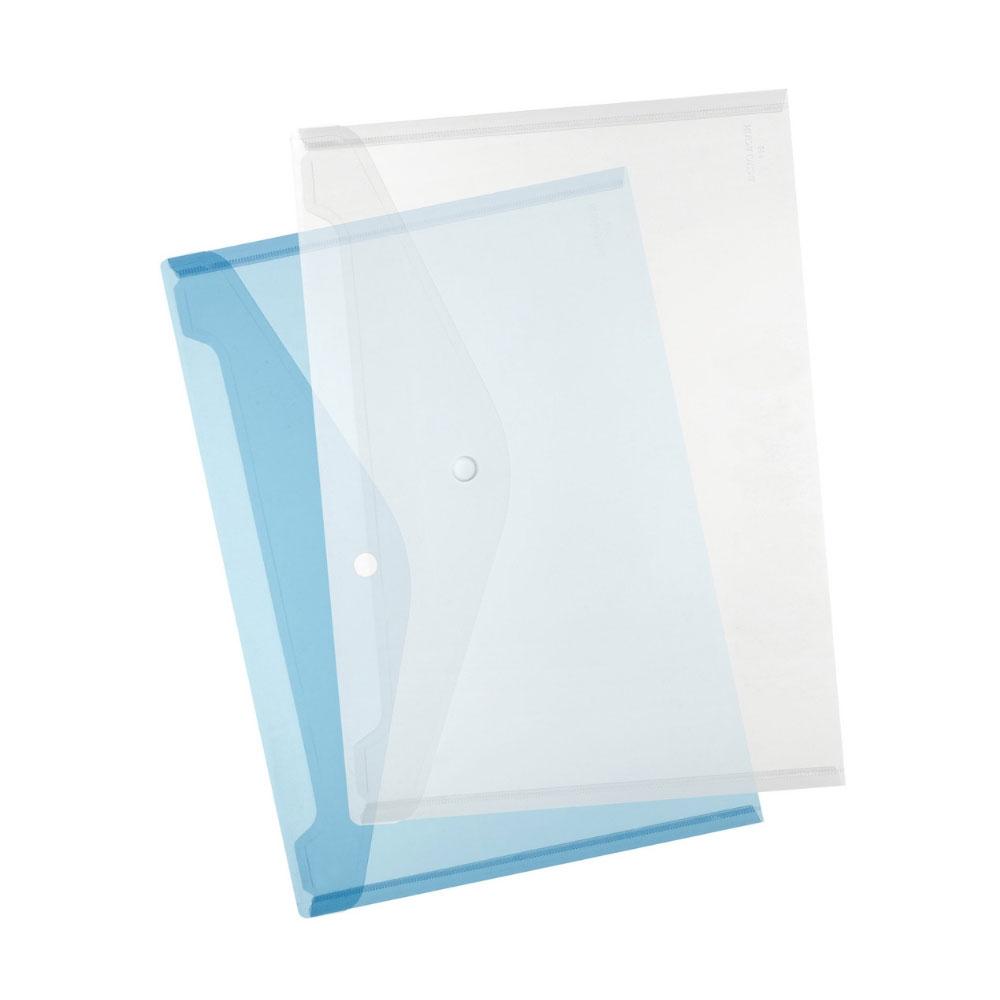 Dokumententasche A4, transparent, Herlitz