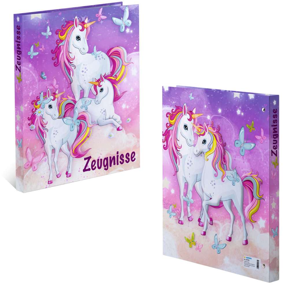 Zeugnisringbuch Einhorn, Herma