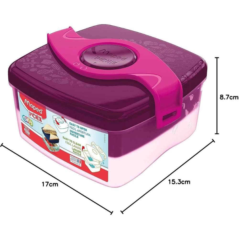 Lunchbox Maped, pink