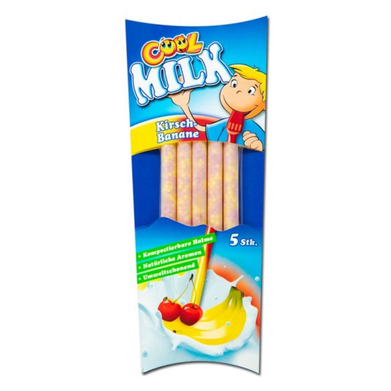 Cool Milk Trinkhalme, Kirsch-Banane