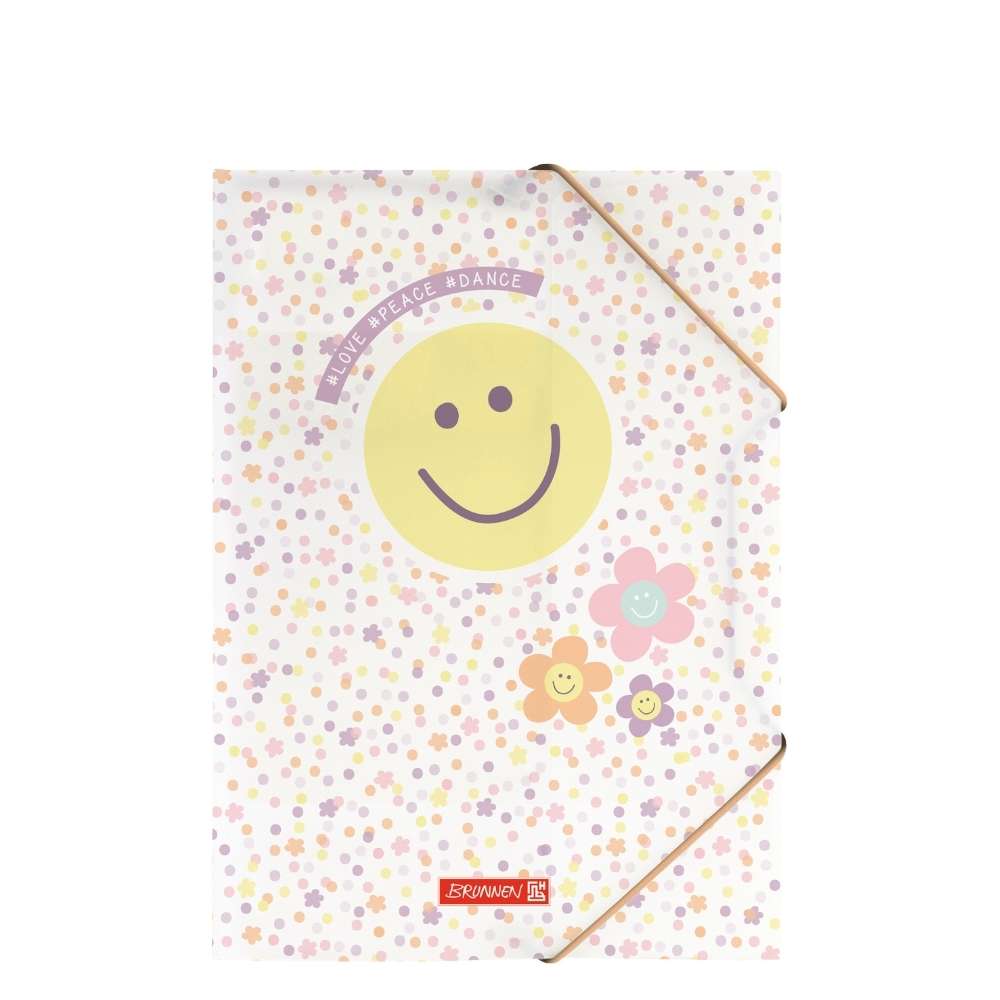 Brunnen Sammelmappe A4, Happy Hippie