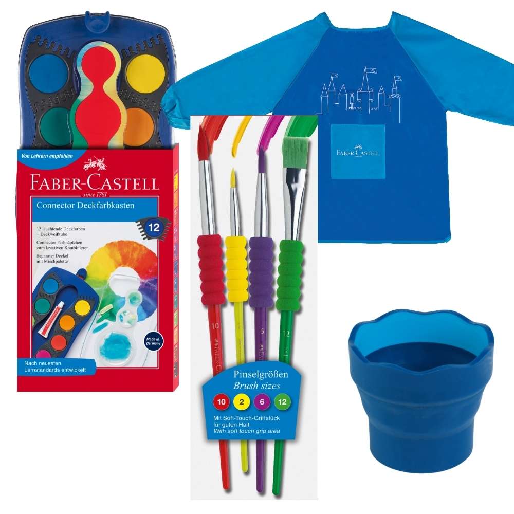 Faber-Castell-Malset, blau