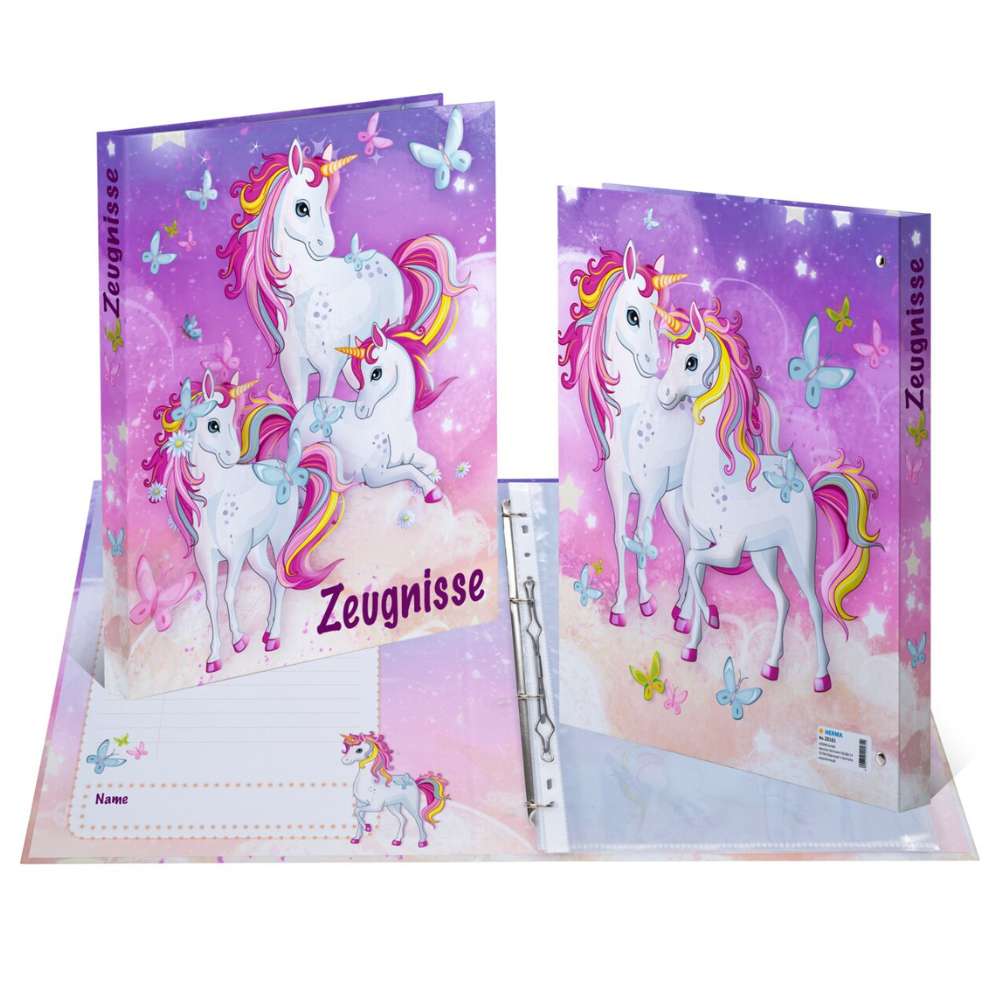 Zeugnisringbuch Einhorn, Herma