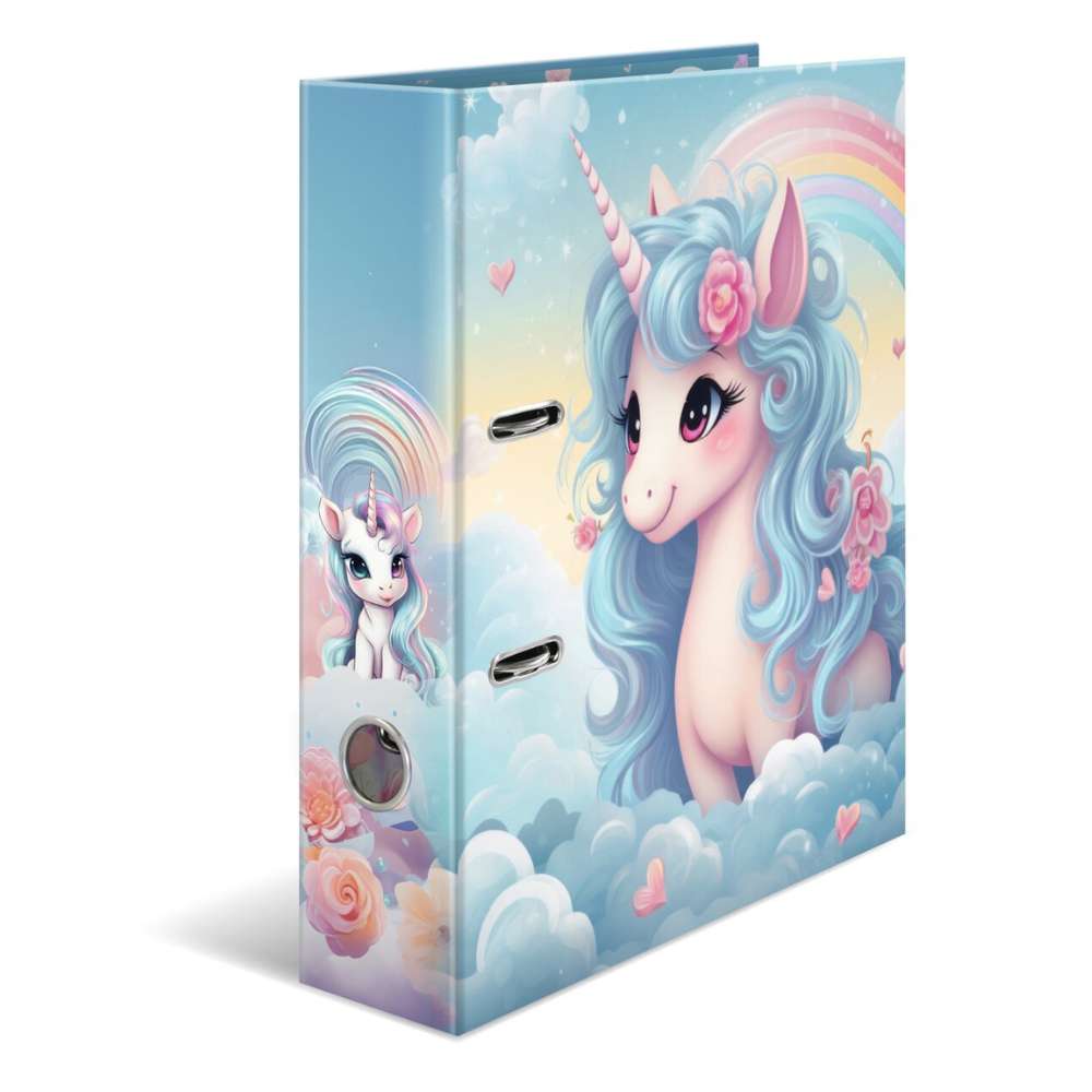 Einhorn Ordner: Happy Unicorns, Herma
