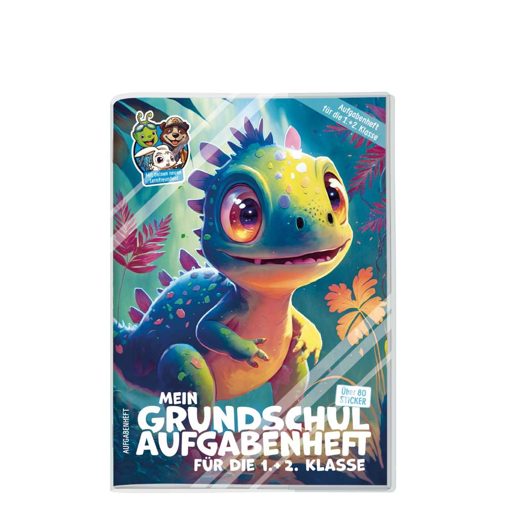 Häfft Hausaufgabenheft für 1./2. Klasse, Kleiner Dino
