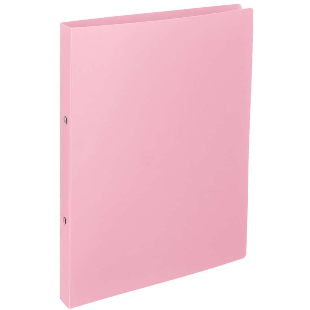 Ringhefter Plastik, pastellrosa-orange