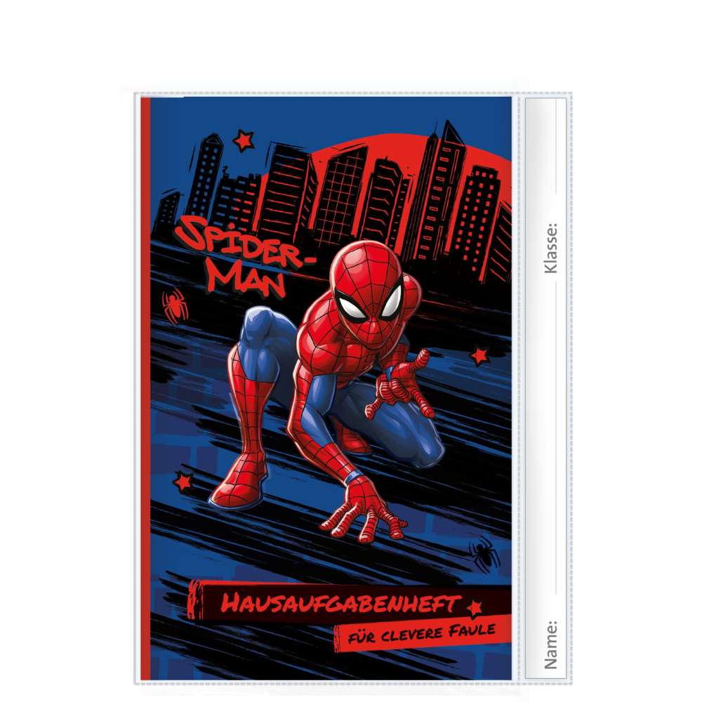 Hausaufgabenheft Spiderman für clevere Faule, Roth