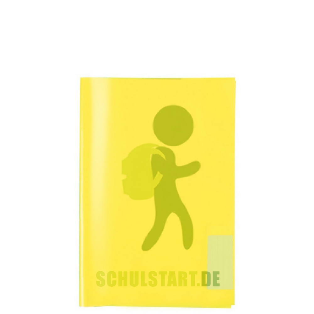 Transparenter Heftumschlag, A5 gelb, Herma