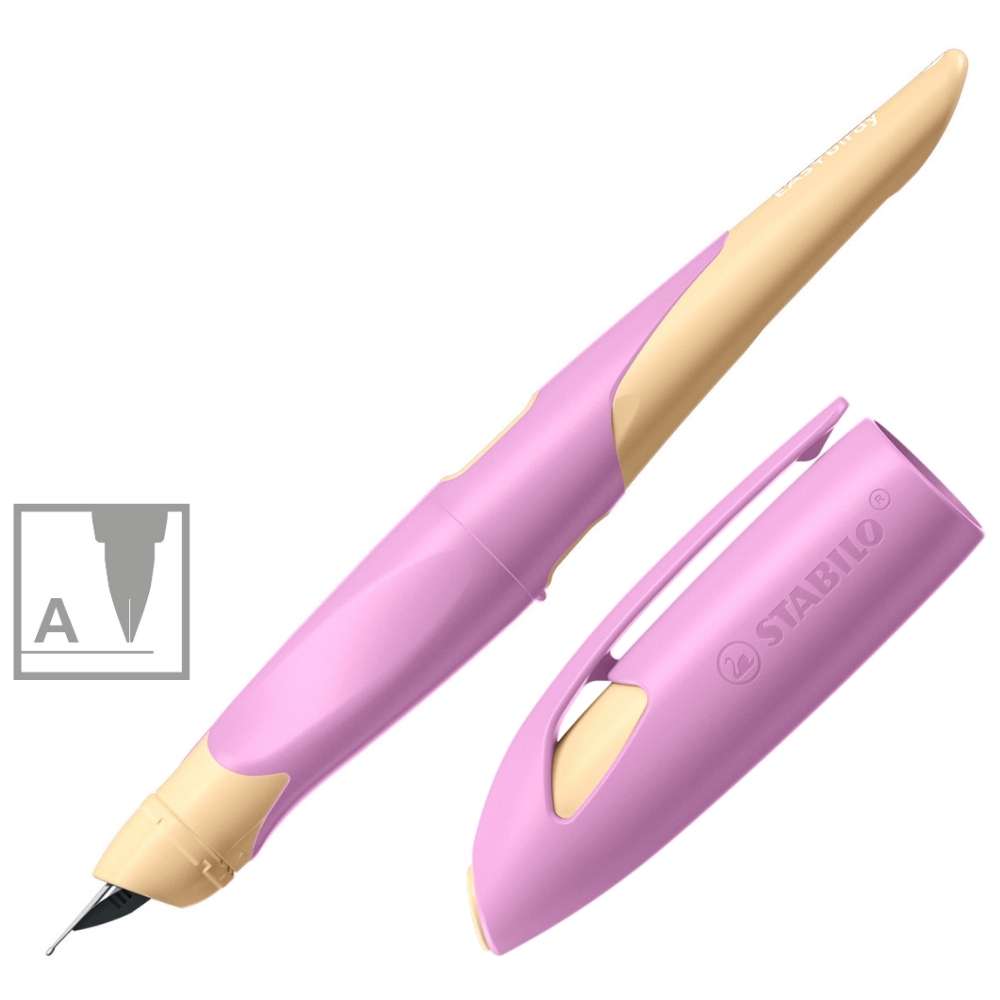 Stabilo EASYbirdy Rechtshänder, Feder A, soft pink/apricot