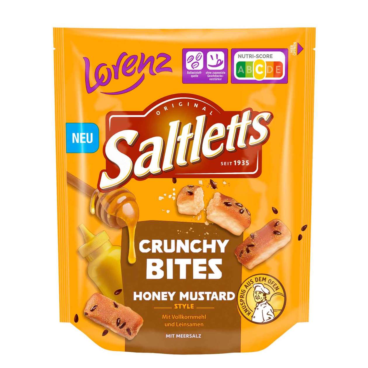 Saltletts Crunchy Bites, Honey Mustard Style