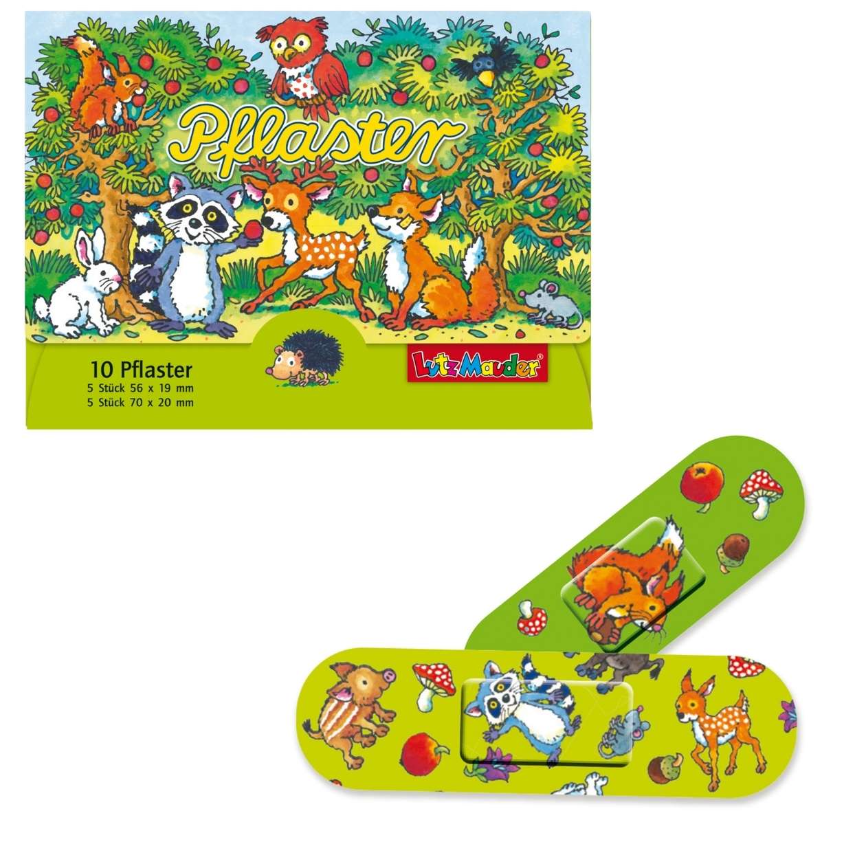 Waldtiere - Lutz Mauder Pflasterbriefchen 