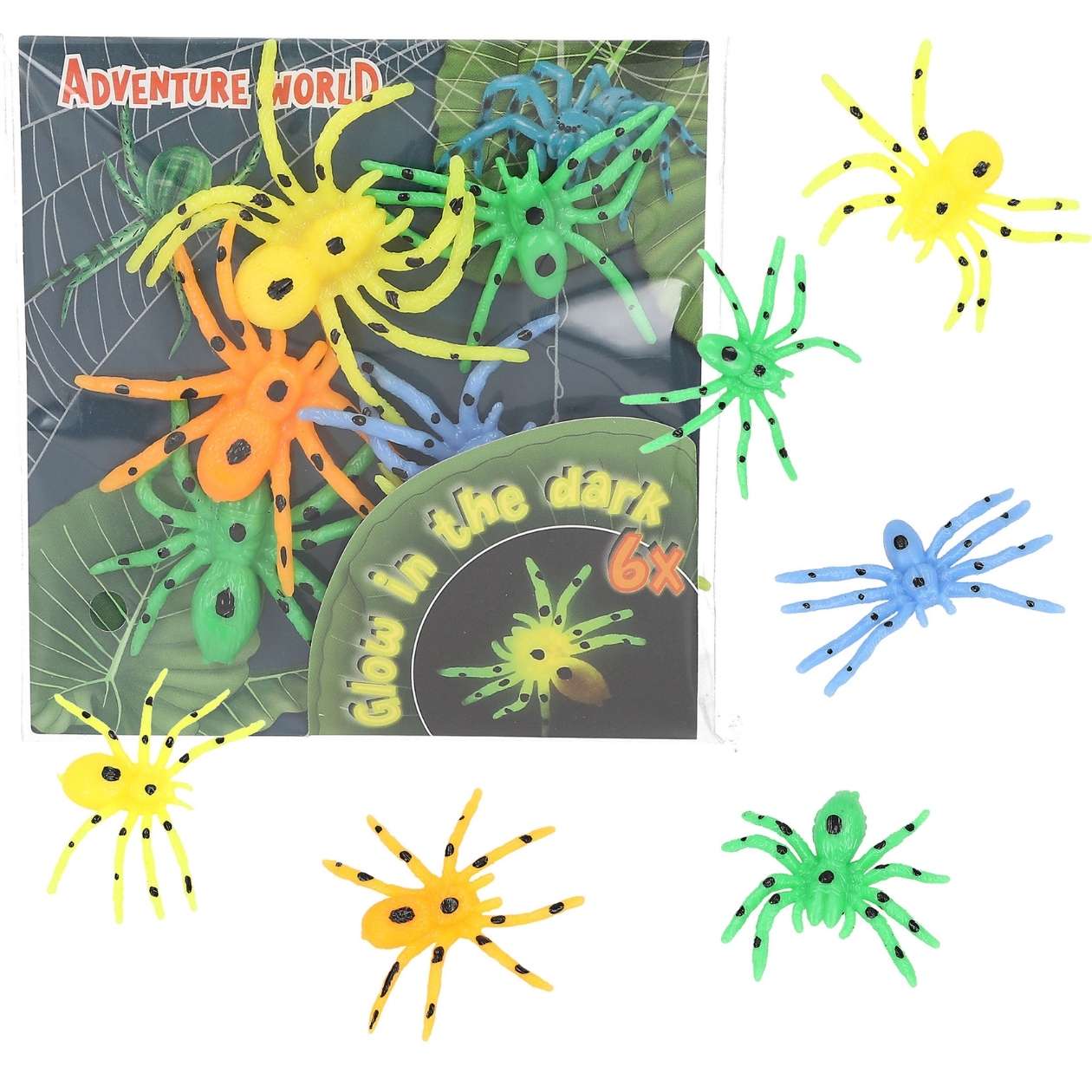 Glow in the dark Spinnen