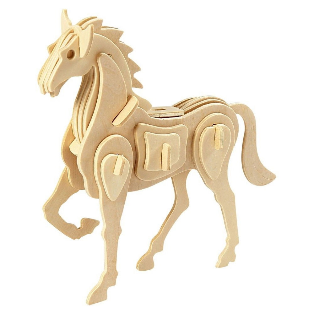 3D Holzpuzzle, Pferd