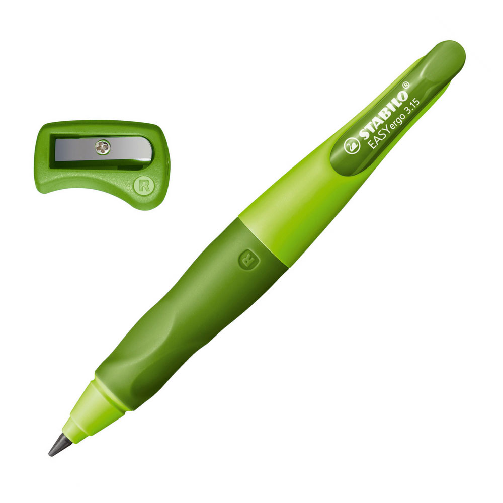 Stabilo EASYergo 3.15 mit Spitzer, grün