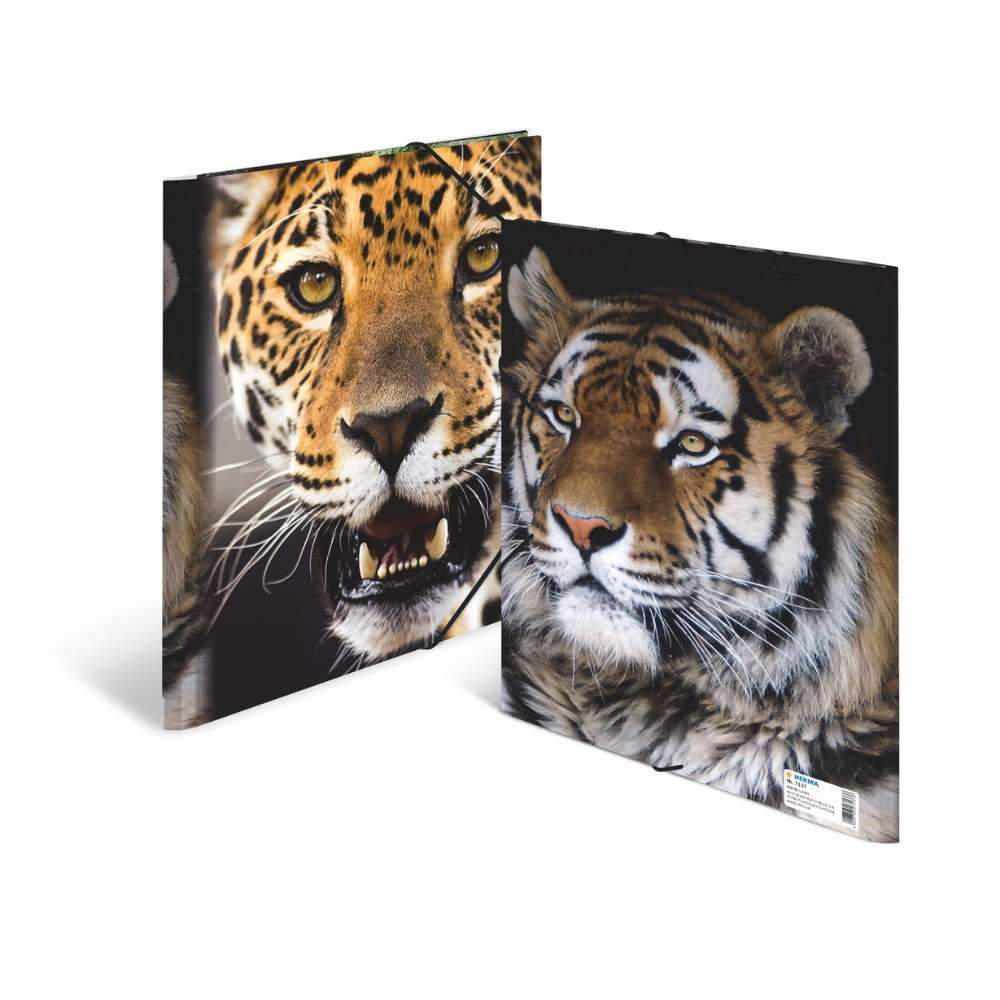 Zeichenmappe A4, Leopard (PP)