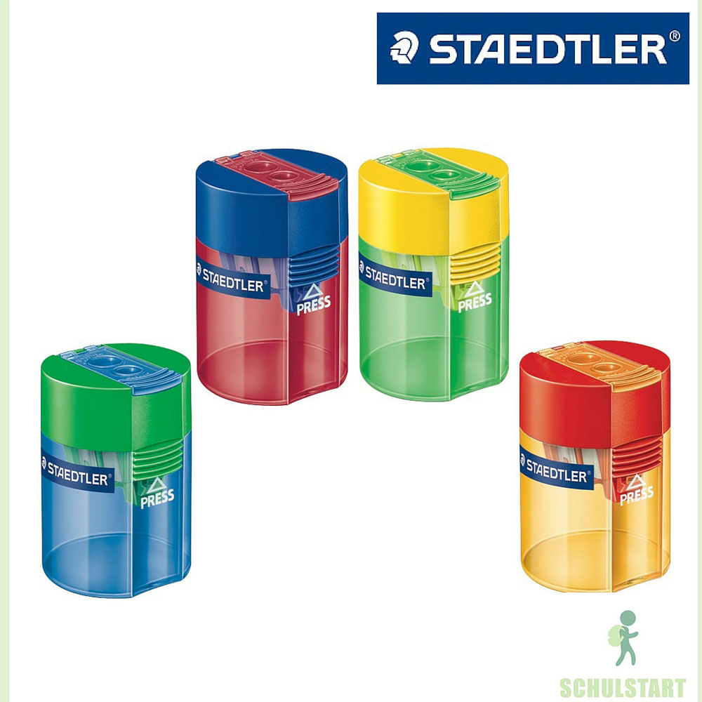 Staedtler Dosenspitzer mit 2 Löchern, farbig sortiert