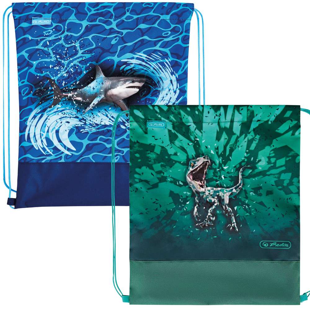 Turnbeutel Shark/Rex, sortiert