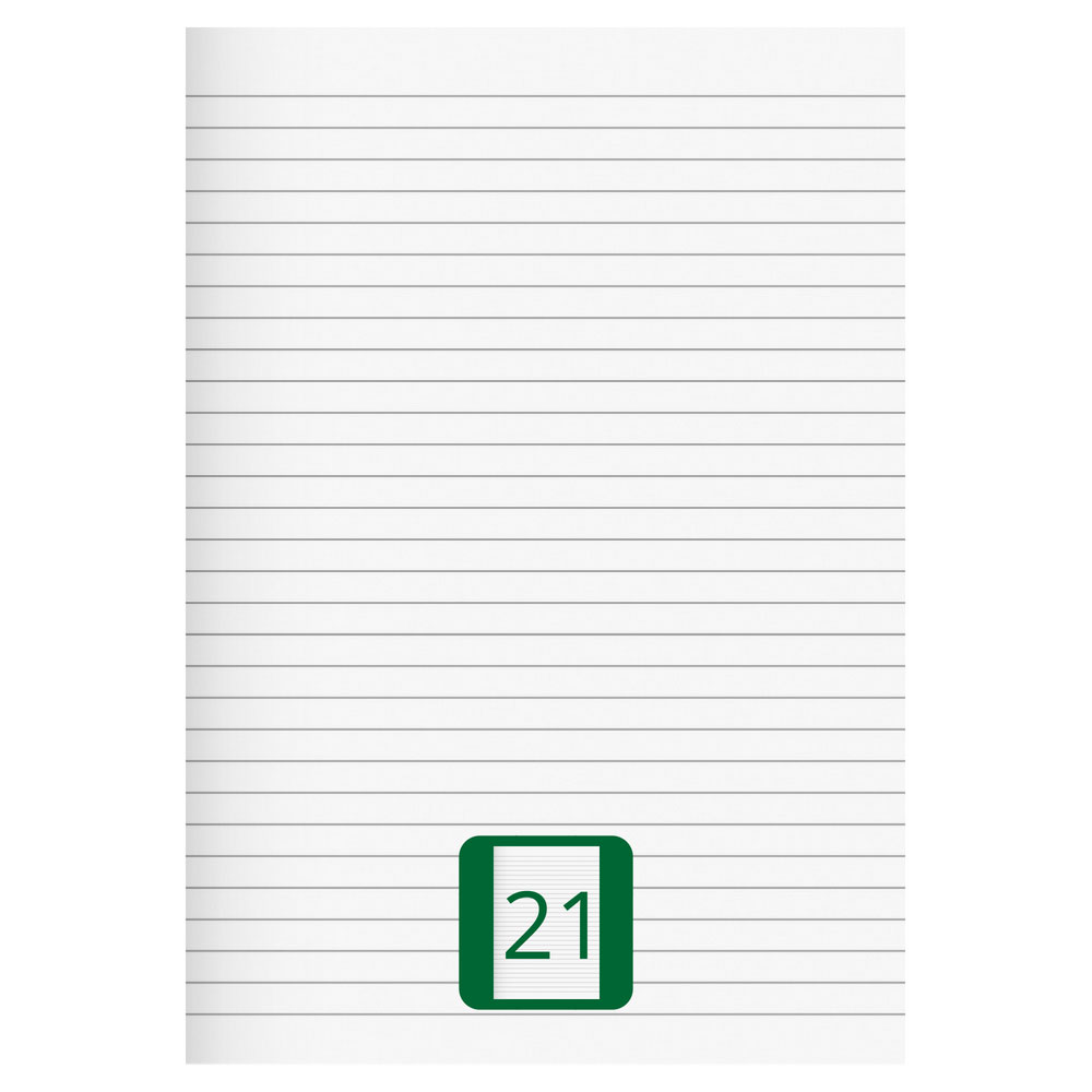 A4 Heft, Lineatur 21