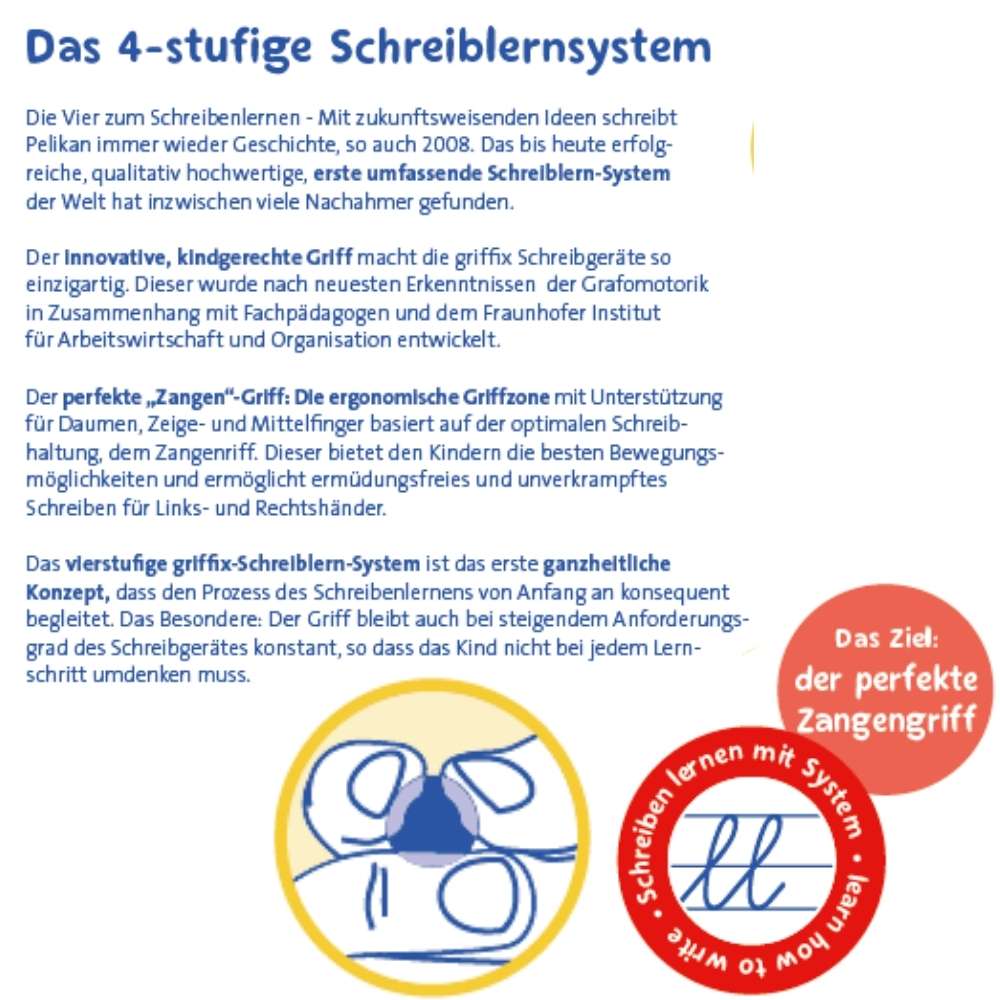 Pelikan griffix Füller für Linkshänder