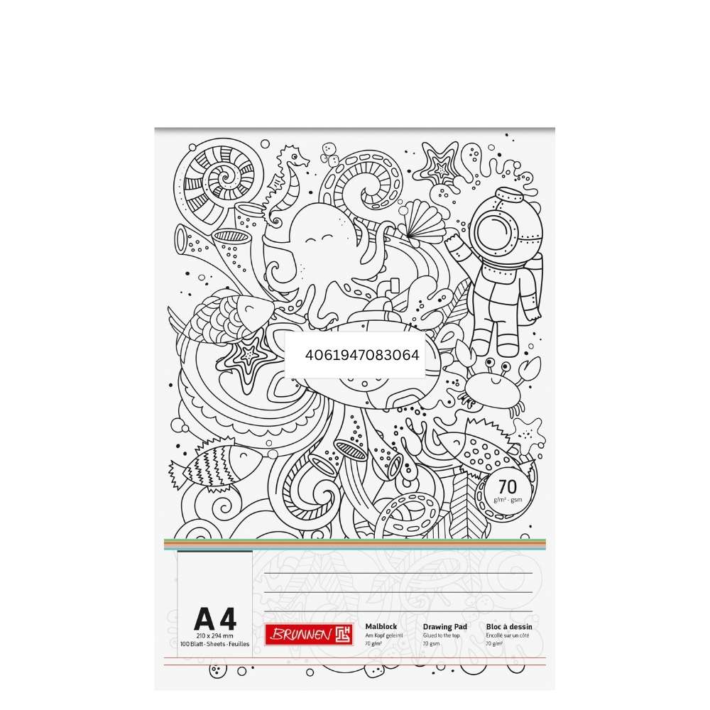 Malblock A4, ZENart Submarine, Brunnen