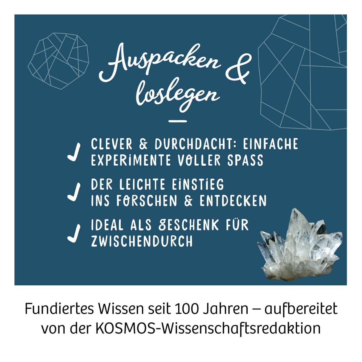 Kosmos Kristalle, Nachtleuchtender Kristallschatz