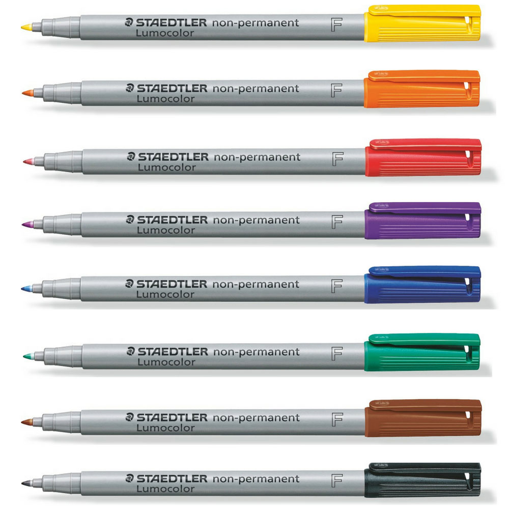 Folienstift wasserlöslich, fein (F), Staedtler