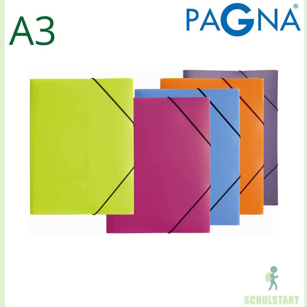 Sammelmappe Kunststoff A3, lindgrün, Pagna