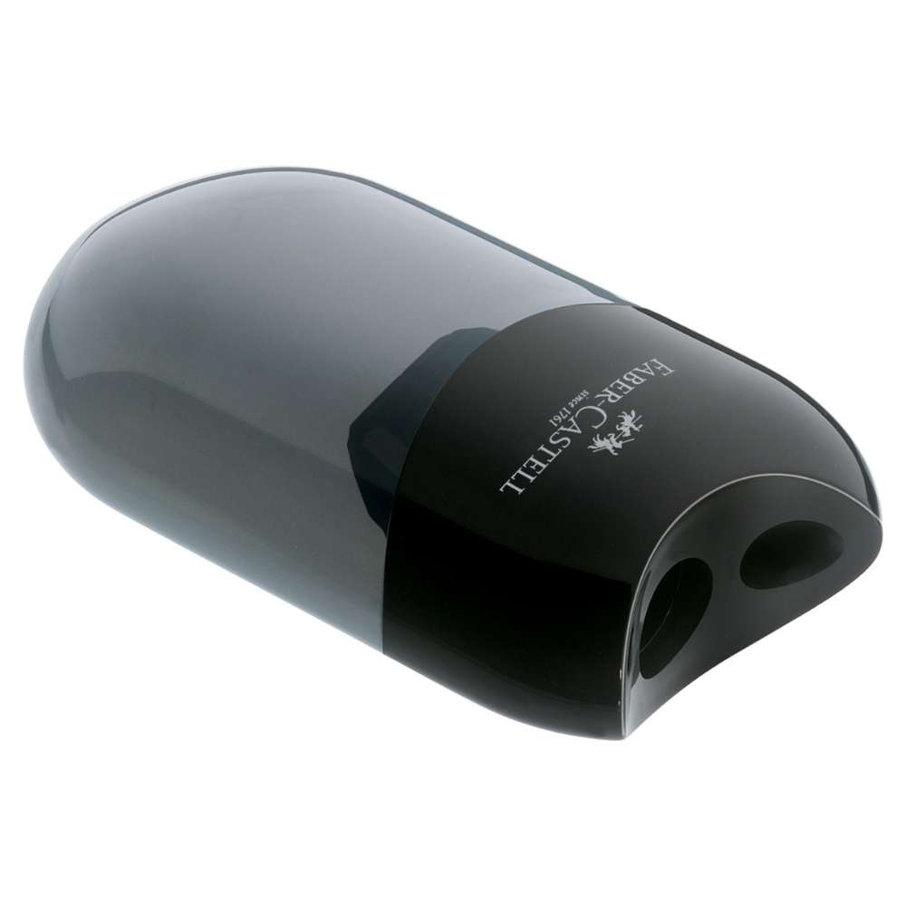 Faber-Castell Anspitzer, doppelt, schwarz