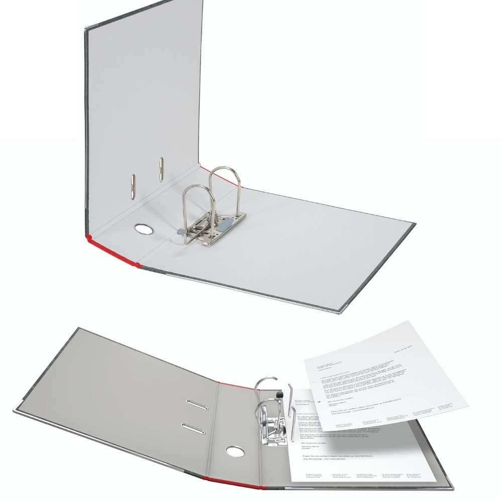 Falken Ordner Recycling, Wolkenmarmor blau