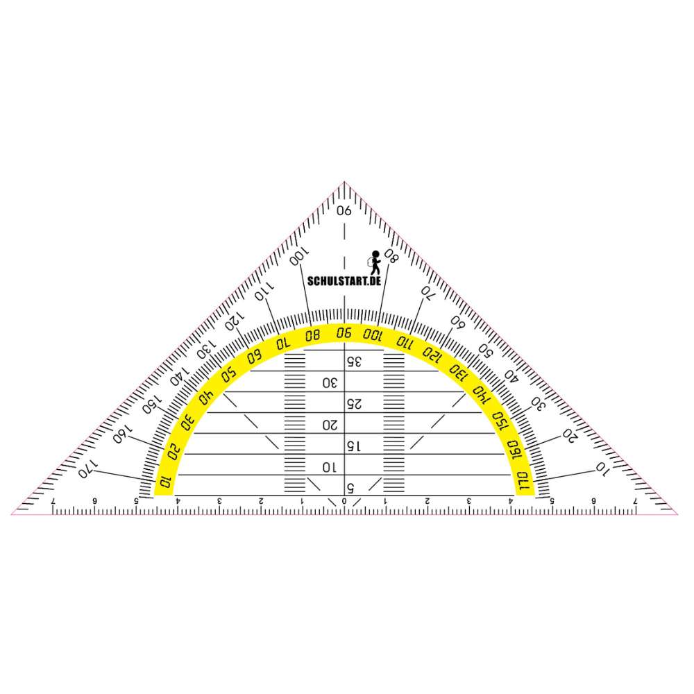 Geometrie-Dreieck, schulstart
