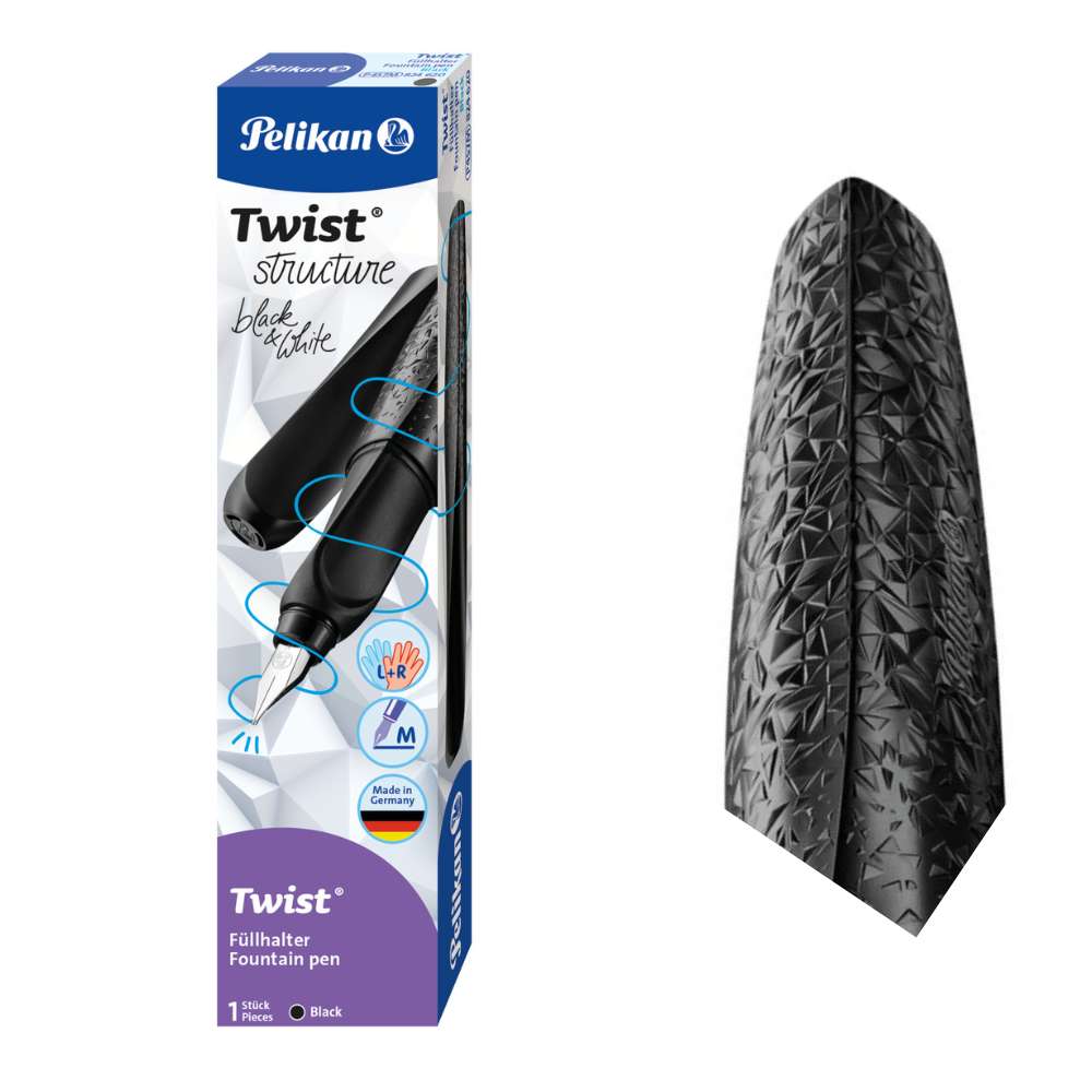 Pelikan Twist Füller, structure black
