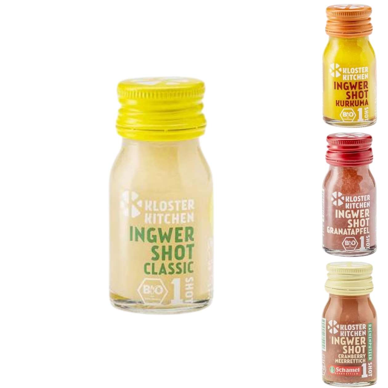 Ingwer Shot 30 ml, verschiedene Sorten