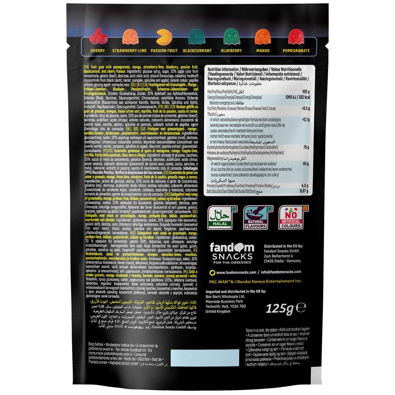 Gummies Pac-Man, 125 g