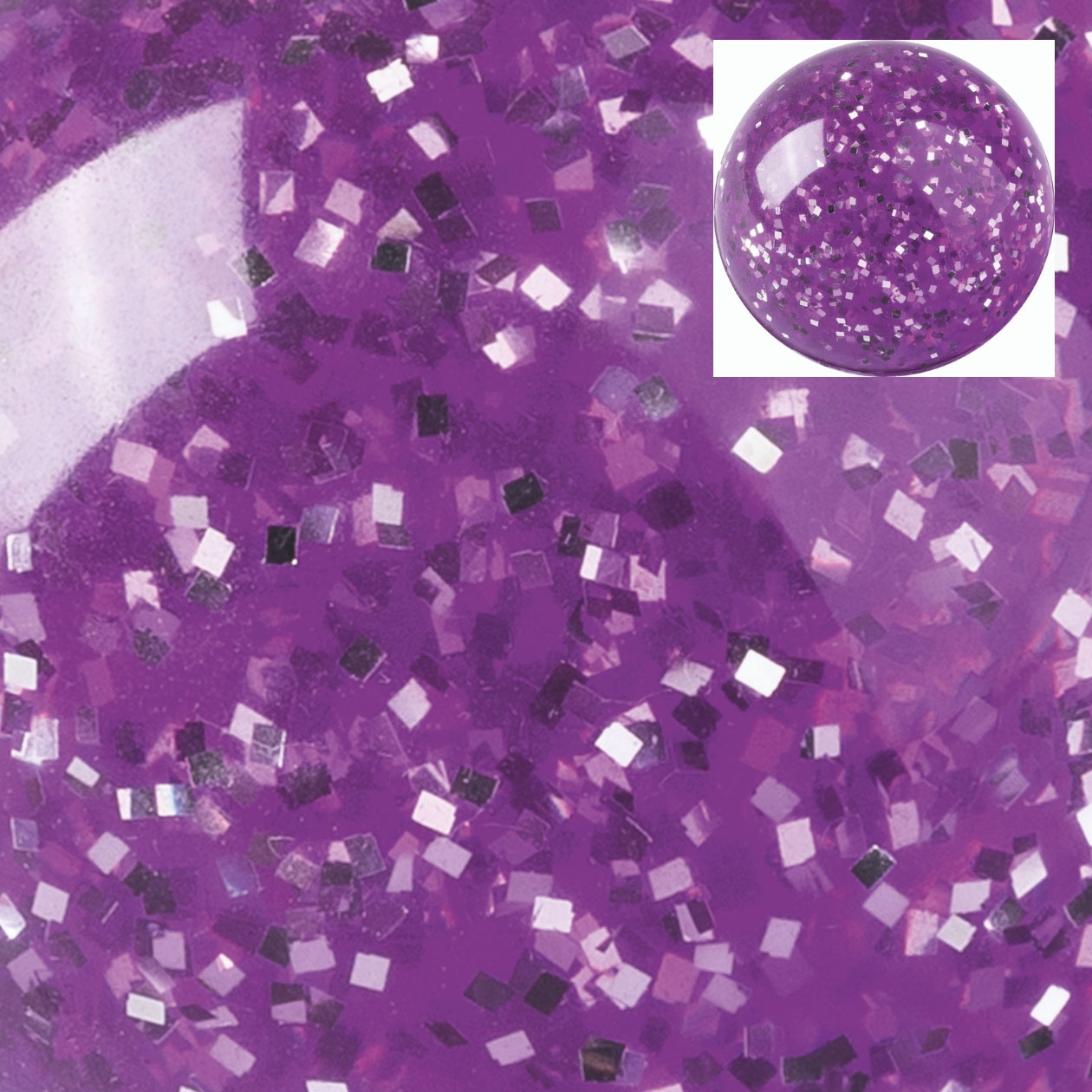 Flummiball Glitter, sortiert