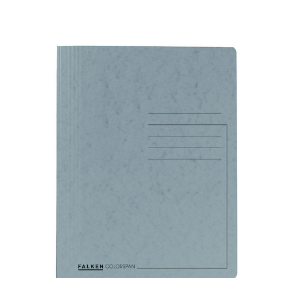 Spiralhefter Pappe, Falken, grau