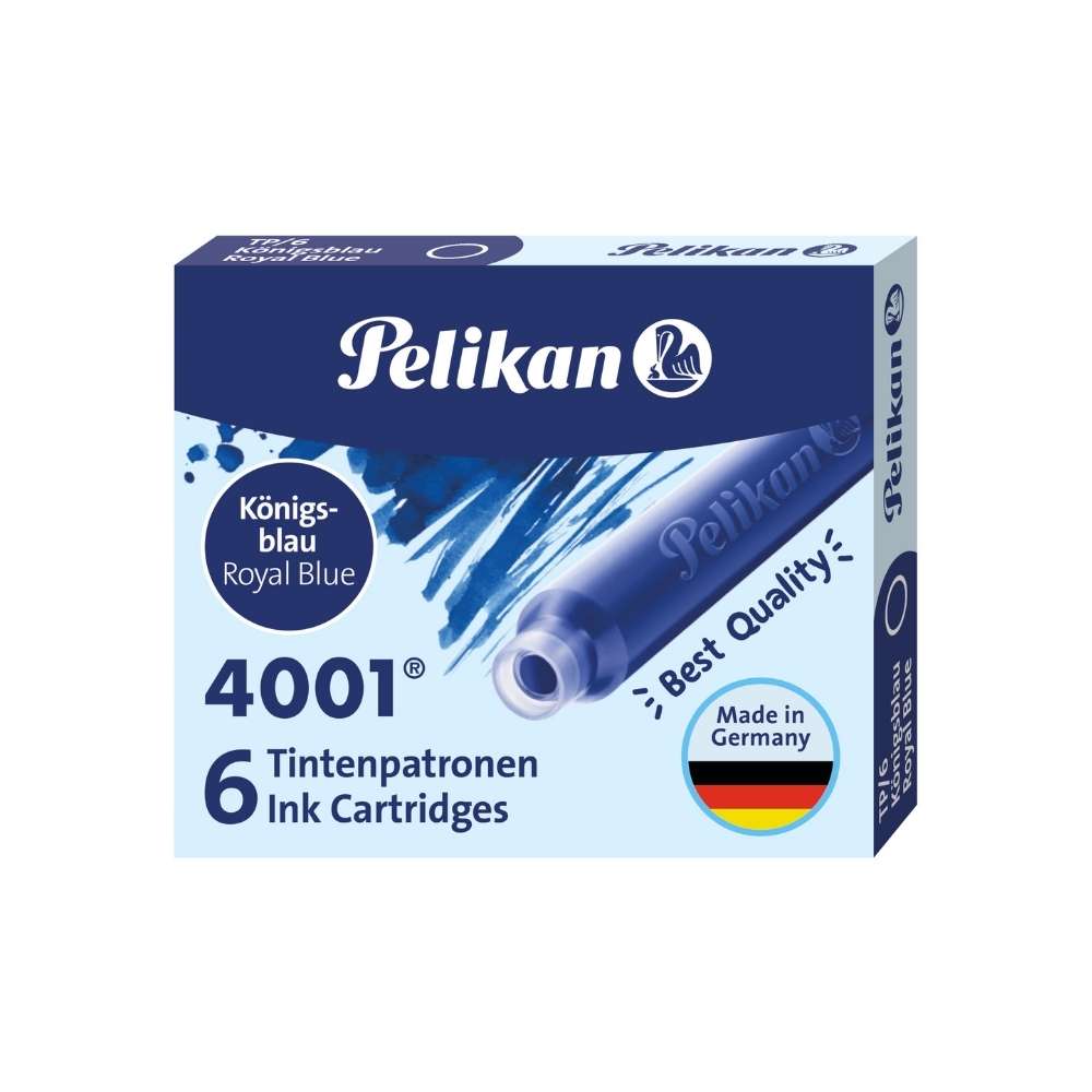 Pelikan Tintenpatronen, 6 Stück, königsblau