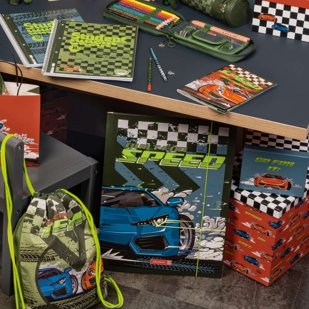 Brunnen Zeichenblock A3, Fast Wheels