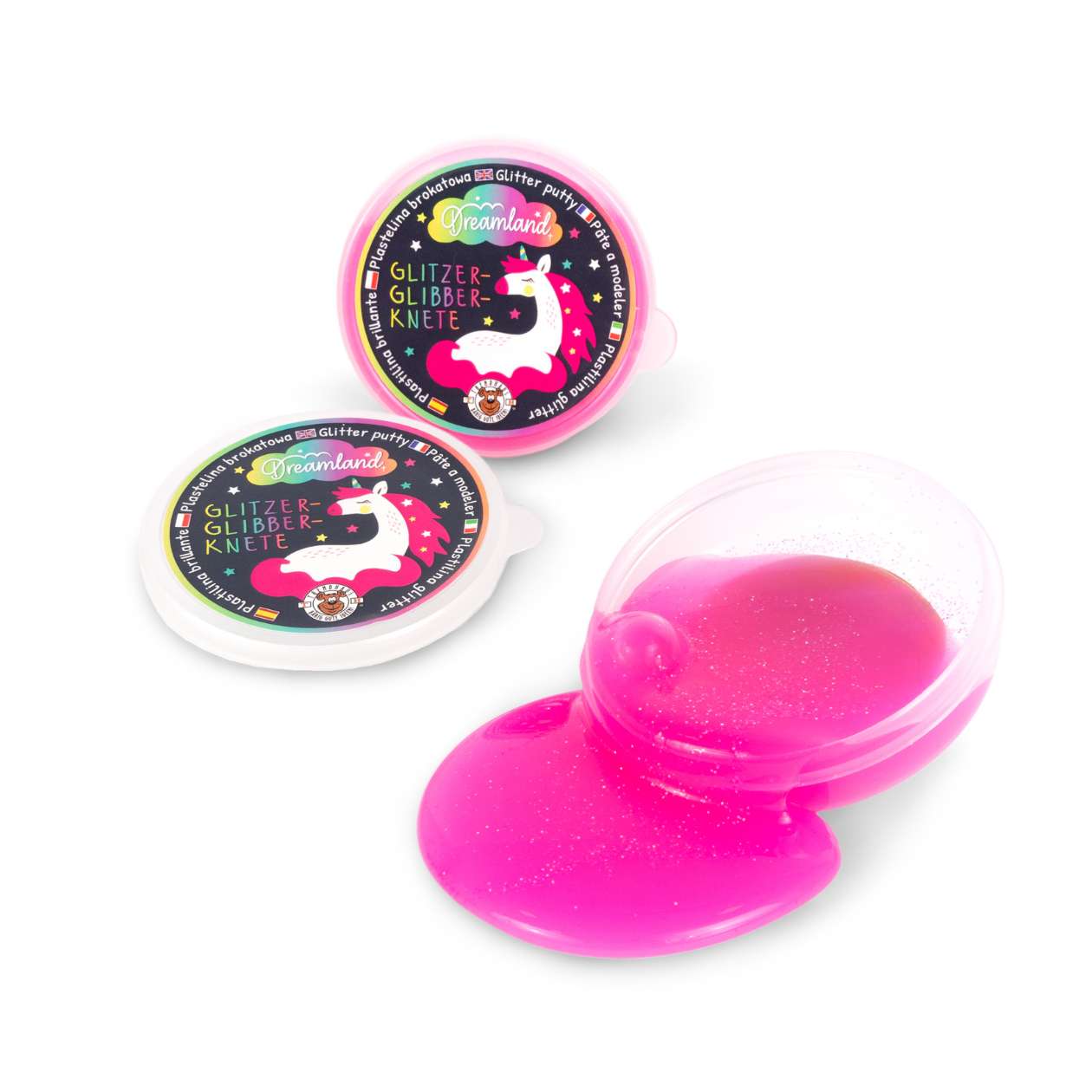 Einhorn Glitzer-Glibber-Knete