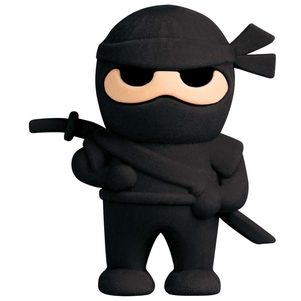 Brunnen Radiergummi Ninja Power, 2er Set