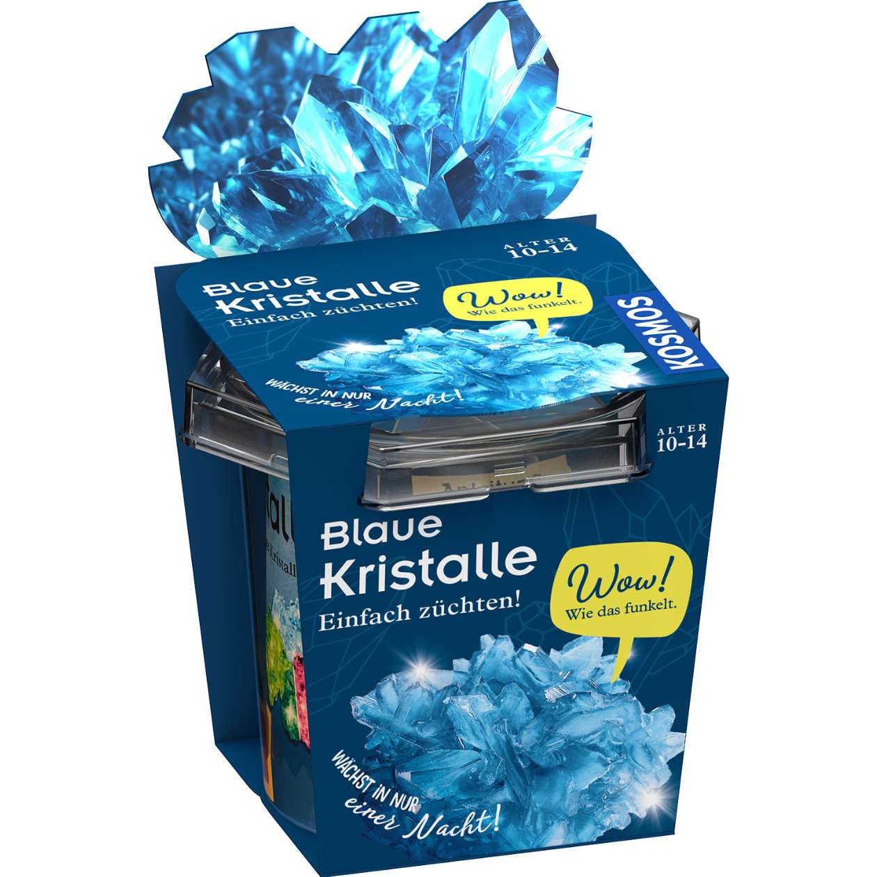 Kristalle züchten: blau, Kosmos
