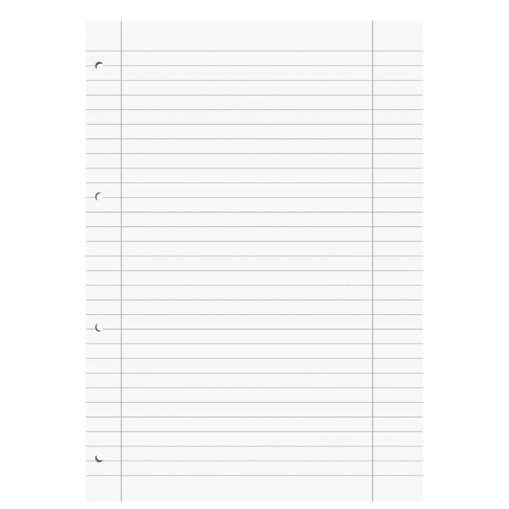Schulblock A4 Lineatur 27, 50 Blatt