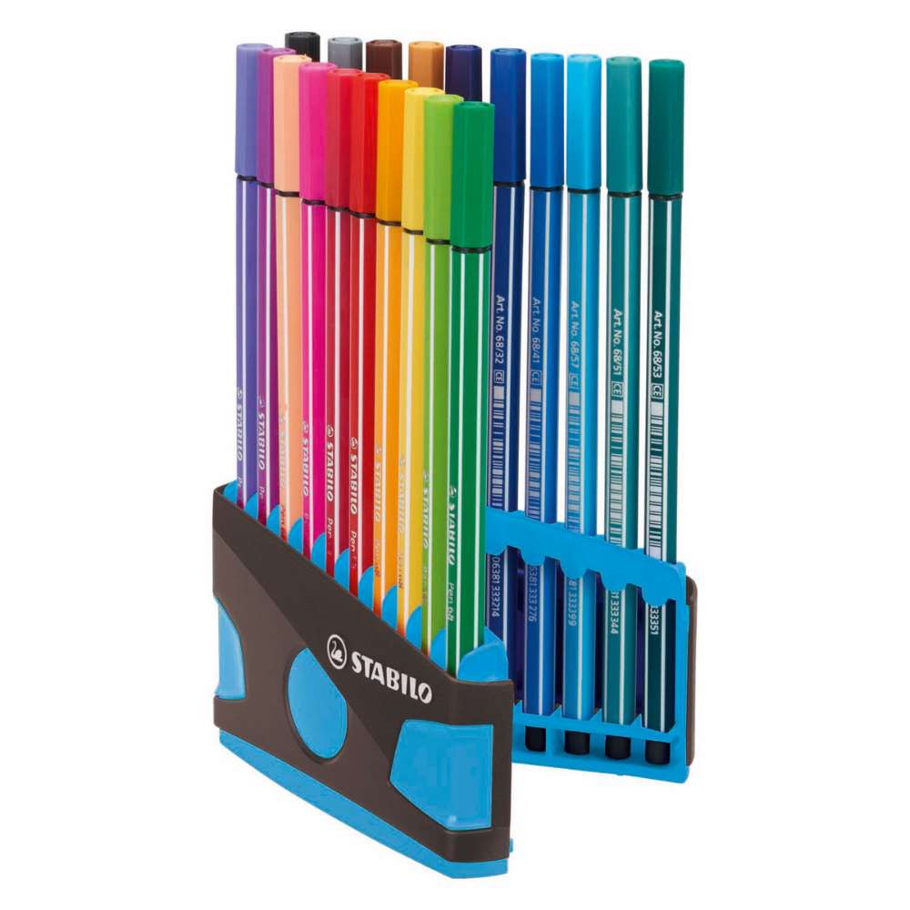 Stabilo Pen 68 Set, 20er-Pack