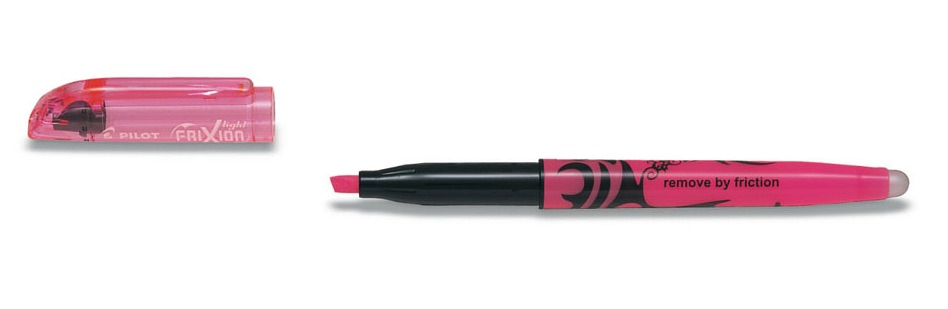 pilot Frixion light, pink