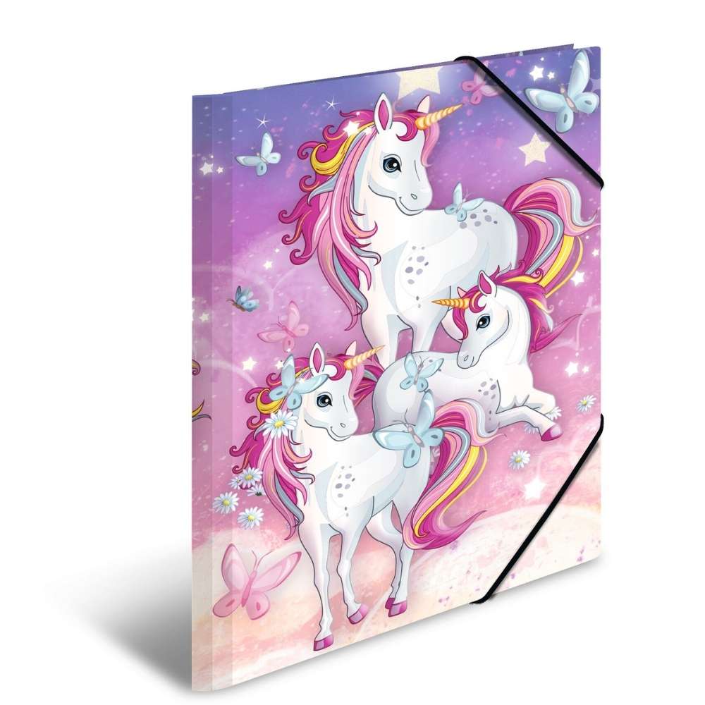 Sammelmappe Einhorn A3, Karton