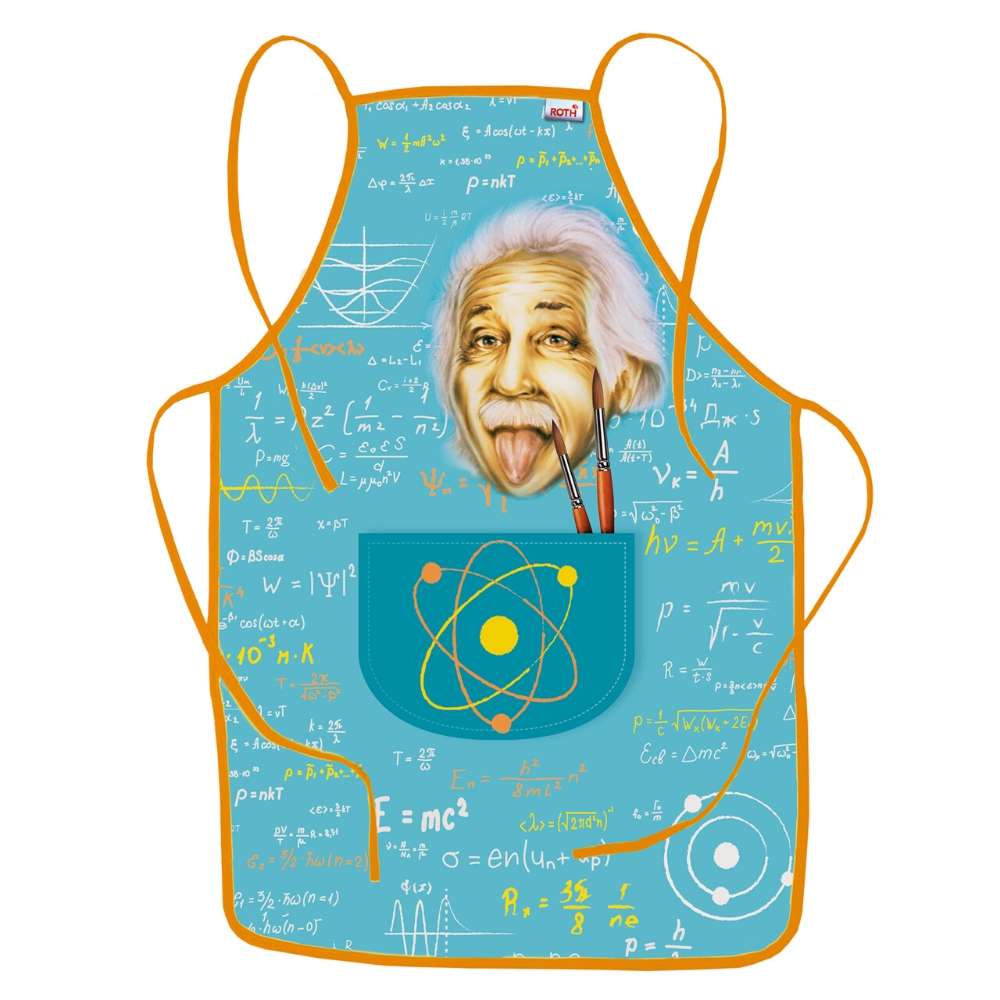 Bastelschürze Einstein, Roth