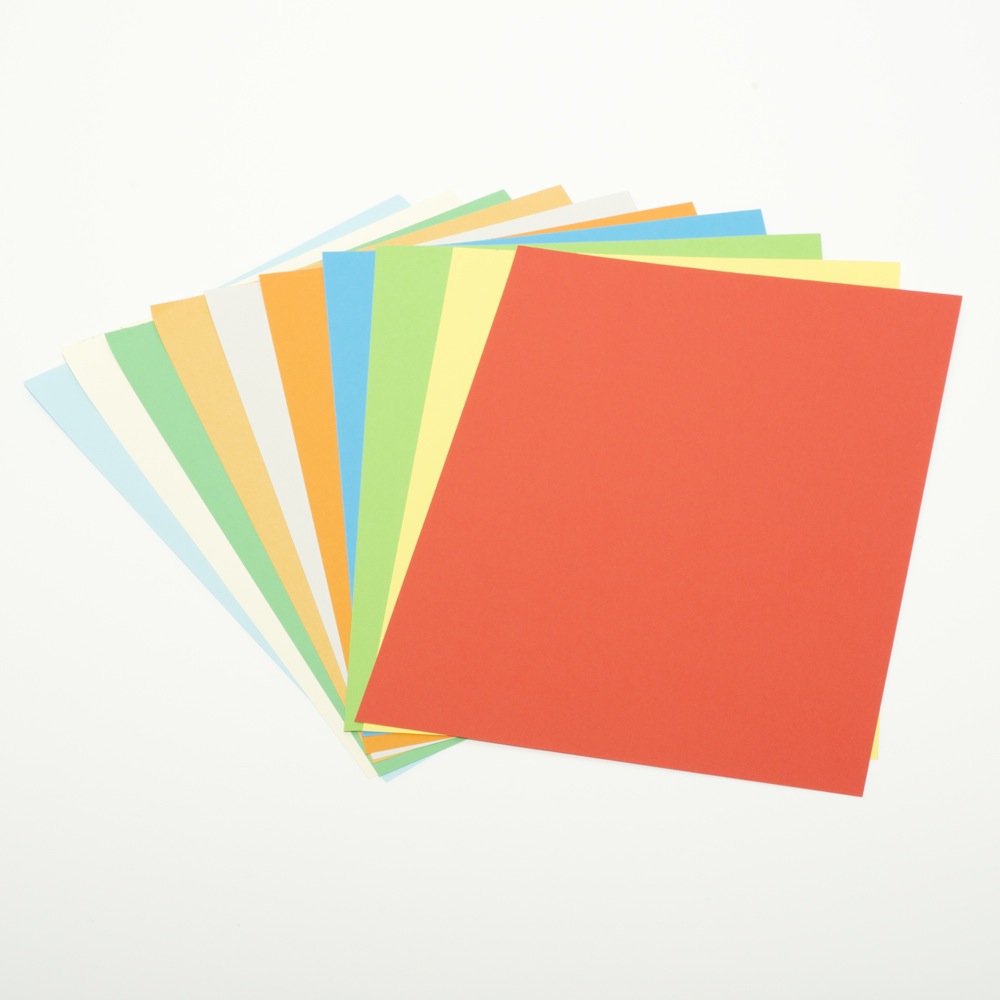 Tonzeichenpapier A4 farbig, 20 Blatt