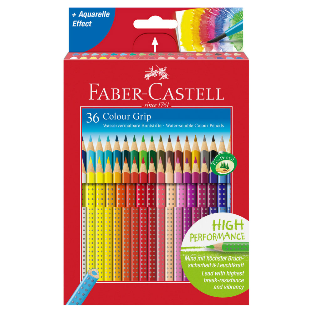 Faber-Castell Colour Grip Buntstifte, 36er Pack