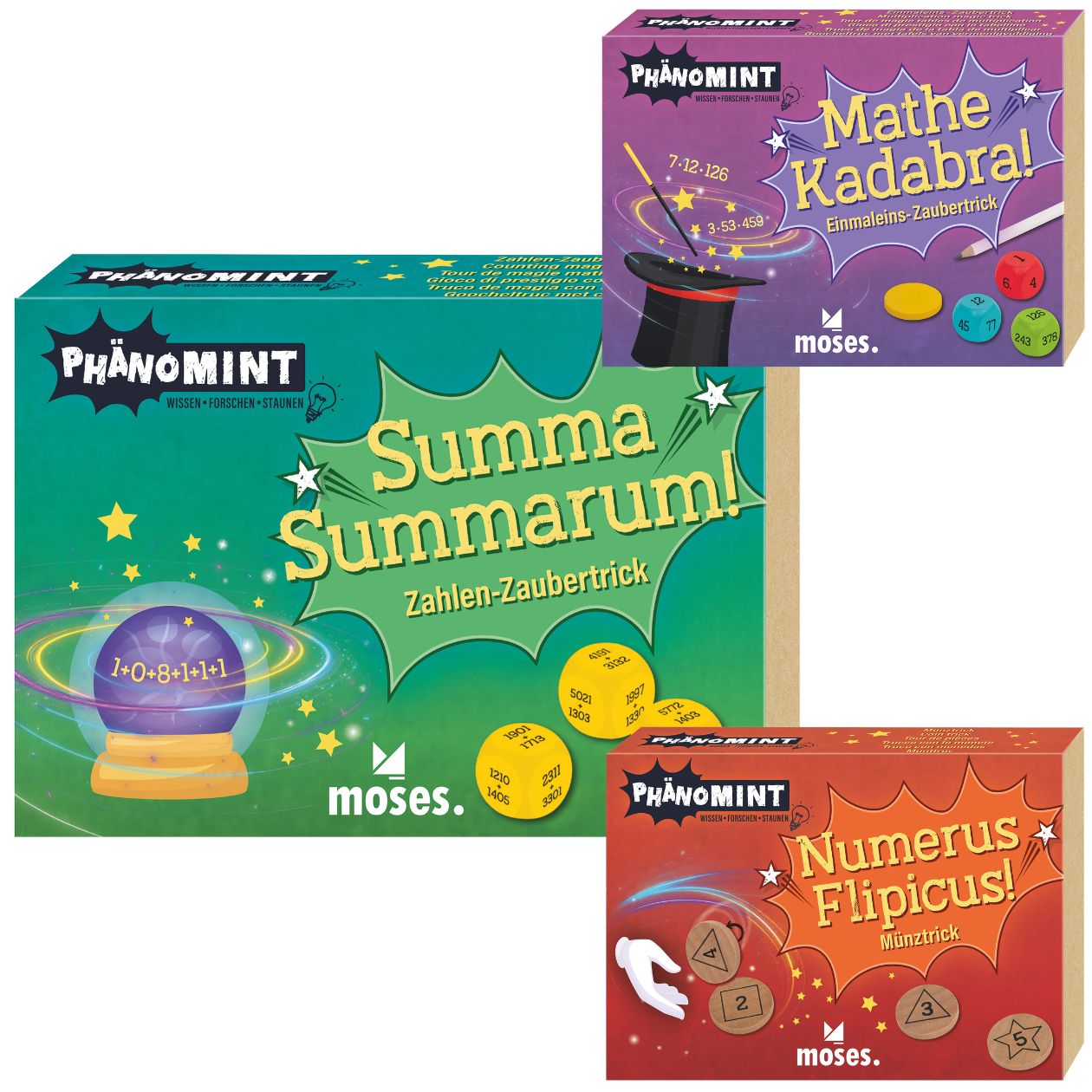 PhänoMINT, verschiedene Mathe-Zaubertricks