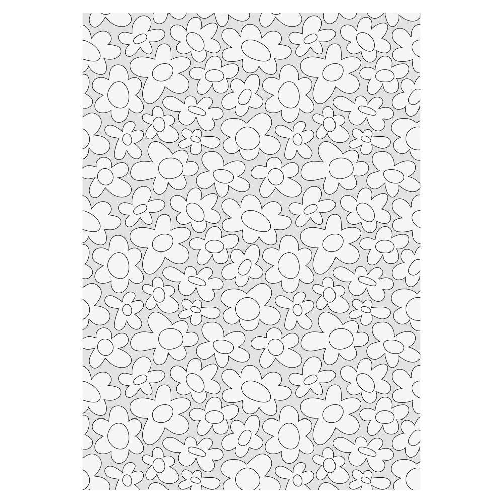 Brunnen Zeichenblock A3, 20 Blatt, Happy Hippie